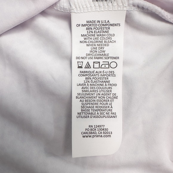 Prana Boost Printed Tank Top Womens Small Abstract Floral Yoga Pilates Athletic - Picture 10 of 11